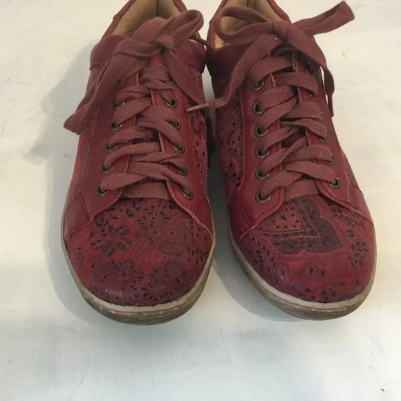 NWOT  Comfortiva Caledonia Memory foam Russet Red leather Women's Shoes Sz 9 M - Picture 5 of 12